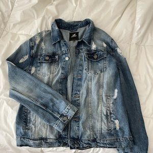 Distressed Jean Jacket
